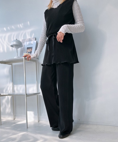 AS KNOW AS plus（アズノゥアズプラス）の「◎プリーツノースリと