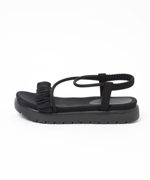 mysty woman（ミスティウーマン）の「シャーリングナロースポーツサンダル 108281（サンダル・レディース・オフホワイト/ブラック/グレー系その他/アイボリー/ライトカーキ・MEDIUM/LARGE）」の18枚目の写真