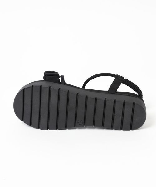 mysty woman（ミスティウーマン）の「シャーリングナロースポーツサンダル 108281（サンダル・レディース・オフホワイト/ブラック/グレー系その他/アイボリー/ライトカーキ・MEDIUM/LARGE）」の21枚目の写真