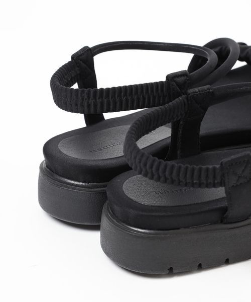 mysty woman（ミスティウーマン）の「シャーリングナロースポーツサンダル 108281（サンダル・レディース・オフホワイト/ブラック/グレー系その他/アイボリー/ライトカーキ・MEDIUM/LARGE）」の12枚目の写真