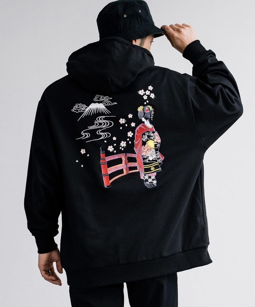 Rocky Monroe（ロッキーモンロー）の「オーバーサイズ 和柄刺繍