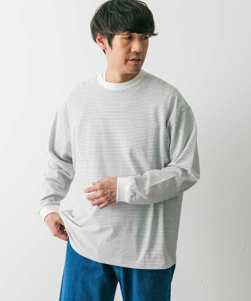 フタフタ ボーダーロングTシャツ 80㎝ 気持ち良い