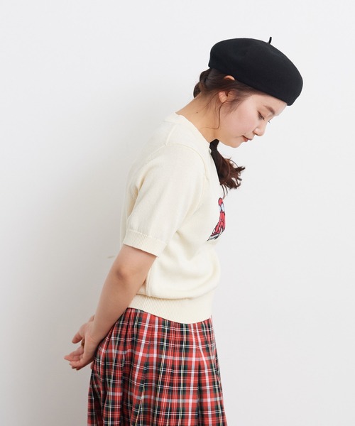 CHILD WOMAN（チャイルドウーマン）の「くるまインターシャ 半袖