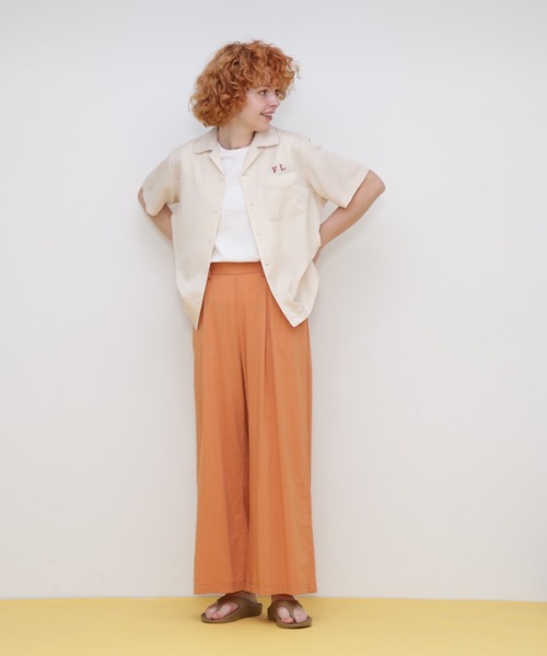 AVIREX（アヴィレックス）の「RELAX TACK GATHER PANTS/リラックスタックギャザーパンツ（その他パンツ・レディース・ブルー/オレンジ/オリーブ/ブラック・FREE）」の18枚目の写真