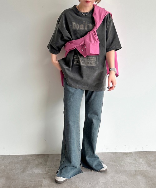 apres jour mignon(アプレジュールミニョン)の「アソートオーバーサイズシャツ【ZOZOTOWN限定アイテム】(シャツ/ブラウス・レディース・ネイビー/ブラック系その他/ブルー/オフホワイト/チャコールグレー/ピンク/オレンジ・X-LARGE/フリー)」の20枚目の写真