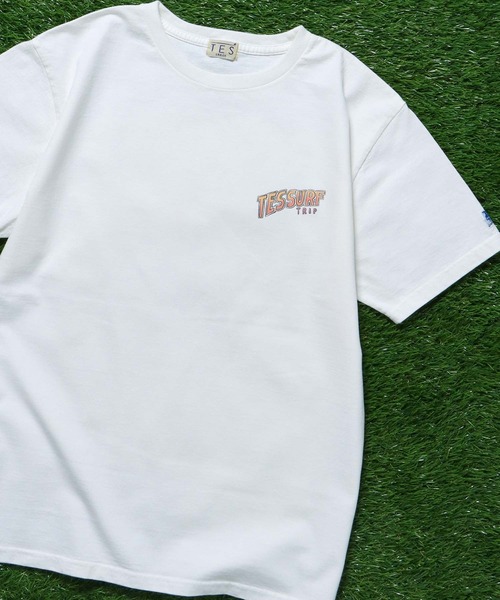 The Endless Summer（エンドレスサマー）の「TES 90s SURF TRIP DESIGN T-shirts  / Tシャツ（Tシャツ/カットソー・メンズ・グリーン系その他3/ホワイト・X-LARGE/LARGE/MEDIUM/SMALL）」の13枚目の写真