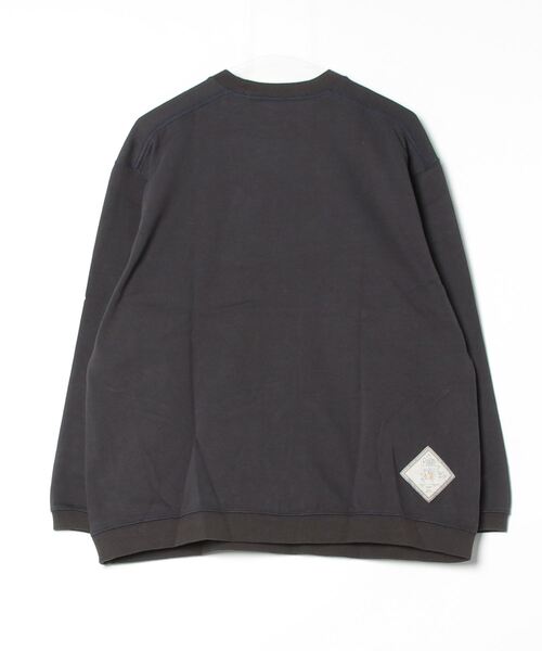 go slow caravan（ゴースローキャラバン）の「go slow caravan/ゴースローキャラバン　Wフェイス天竺 野営猫 ロングスリーブTEE（Tシャツ/カットソー・メンズ・ブラック/ホワイト・MEDIUM/LARGE）」の3枚目の写真