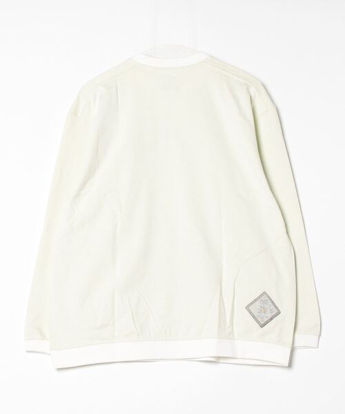 go slow caravan（ゴースローキャラバン）の「go slow caravan/ゴースローキャラバン　Wフェイス天竺 野営猫 ロングスリーブTEE（Tシャツ/カットソー・メンズ・ブラック/ホワイト・MEDIUM/LARGE）」の4枚目の写真