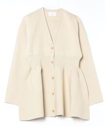 CLANE（クラネ）の「CLANE WAIST SHAPE PEPLUM CARDIGAN