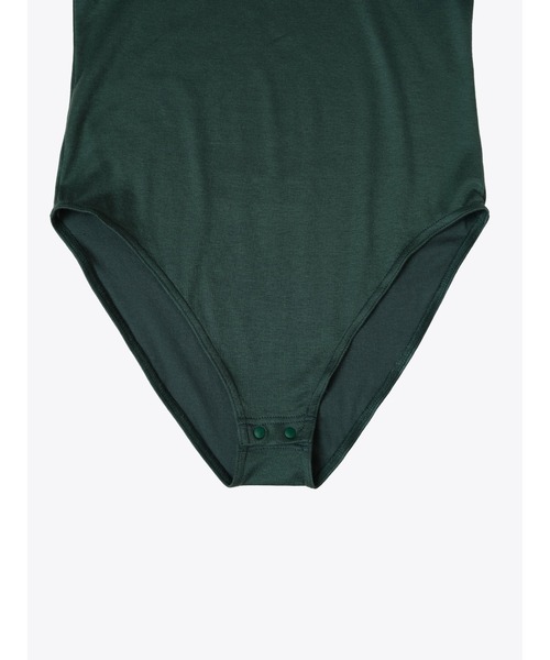 ENCIRCLE（エンサークル）の「【ENCIRCLE/エンサークル】Body suits/ボディースーツ（カットソー）（Tシャツ/カットソー・レディース・ベージュ/ダークグリーン・FREE）」の4枚目の写真