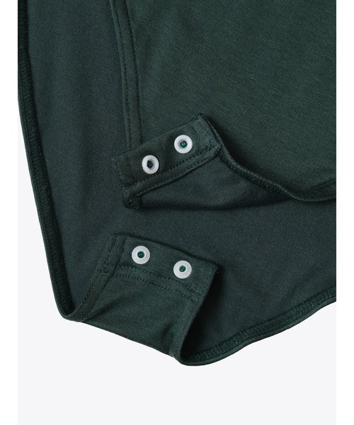 ENCIRCLE（エンサークル）の「【ENCIRCLE/エンサークル】Body suits/ボディースーツ（カットソー）（Tシャツ/カットソー・レディース・ベージュ/ダークグリーン・FREE）」の5枚目の写真