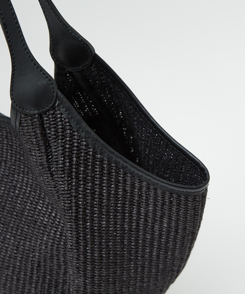 マルコマージ　ラフィアレザーかごバッグ マルコマージのイタリアンラフィアシート かごバッグ | 送料無料