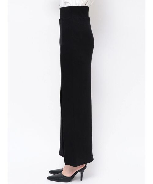 GYDA(ジェイダ)の「DEEPスリットリブロングスカートライクショートパンツ(スカート・レディース・ブラック/レッド・FREE)」の14枚目の写真