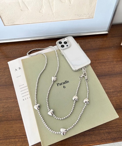 ストラップシート付き】ハートモバイルショルダーストラップ 110293