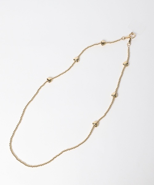 Me%（ミィパーセント）の「【ストラップシート付き】ハートモバイルショルダーストラップ  110293（スマホグッズ・レディース・グレー/アイボリー/ベージュ・FREE）」の20枚目の写真