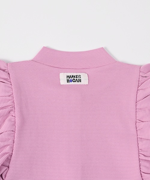 HOGAN RANCH WEAR（ホーガンランチウエア）の「【UVカット】girl’s ZIPラッシュガード（80～140cm）（ラッシュガード・キッズ・ミント/ピンク・140/130/80/120/110/100/90）」の12枚目の写真