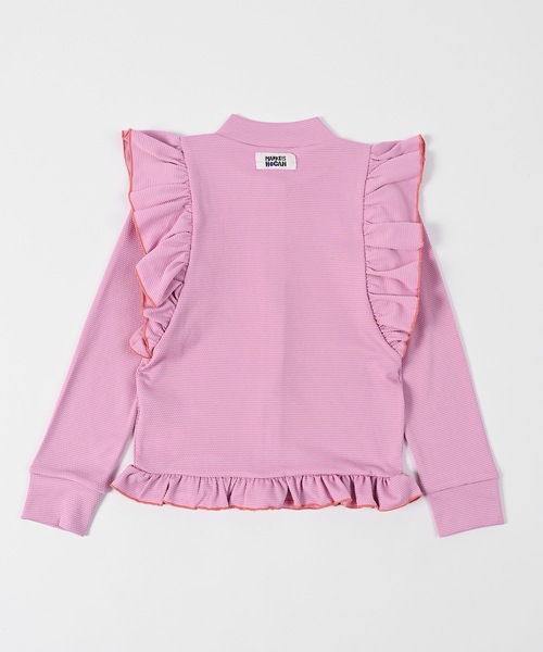 HOGAN RANCH WEAR（ホーガンランチウエア）の「【UVカット】girl’s ZIPラッシュガード（80～140cm）（ラッシュガード・キッズ・ミント/ピンク・140/130/80/120/110/100/90）」の8枚目の写真