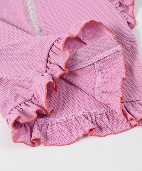 HOGAN RANCH WEAR（ホーガンランチウエア）の「【UVカット】girl’s ZIPラッシュガード（80～140cm）（ラッシュガード・キッズ・ミント/ピンク・140/130/80/120/110/100/90）」の11枚目の写真