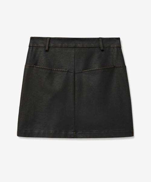 LADY VOLUME（レディーボリューム）の「Lady Volume／001ミニ スカート 2116613（スカート・レディース・ブラック/キャメル・SMALL）」の19枚目の写真