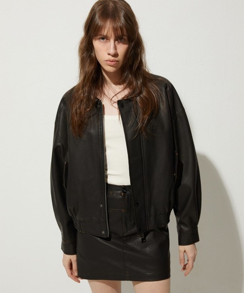 LADY VOLUME（レディーボリューム）の「Lady Volume／001ミニ スカート 2116613（スカート・レディース・ブラック/キャメル・SMALL）」の16枚目の写真