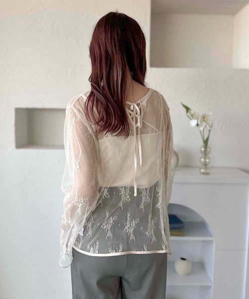 apres jour clair(アプレジュールクレア)の「【apres jour clair】レーストップス【ZOZOTOWN限定アイテム】(Tシャツ/カットソー・レディース・アイボリー/ブラック/グレー・フリー/X-LARGE)」の11枚目の写真