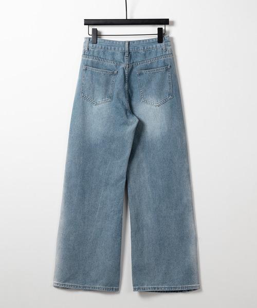 M.U.L リメイクデニムパンツ エムユーエル 白ライン M.U.L リメイクデニムパンツ エムユーエル 白ライン M.U.L.