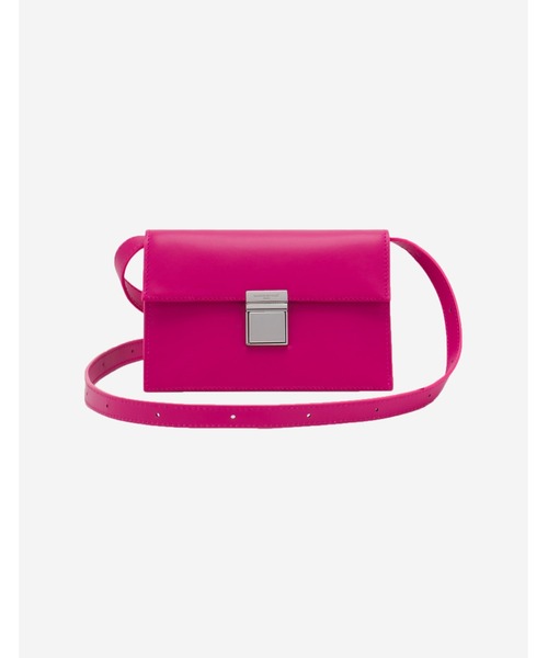 Maison Kitsune（メゾンキツネ）の「MINI PREPPY BAGUETTE（ショルダーバッグ・レディース・ピンク系その他/ブラウン系その他/ブラック/グリーン系その他・U）」の4枚目の写真