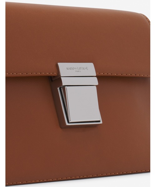 Maison Kitsune（メゾンキツネ）の「MINI PREPPY BAGUETTE（ショルダーバッグ・レディース・ピンク系その他/ブラウン系その他/ブラック/グリーン系その他・U）」の15枚目の写真