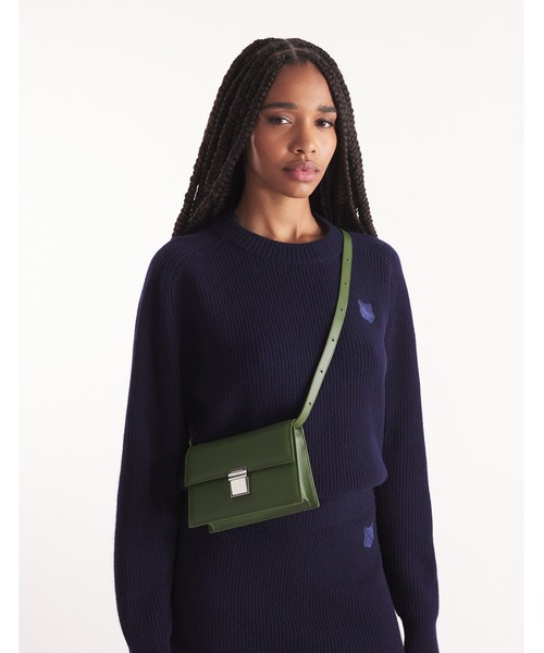★MAISON KITSUNE★ミニプレッピーバケットバッグ Maison Kitsune(メゾンキツネ)の「MINI PREPPY BAGUETTE