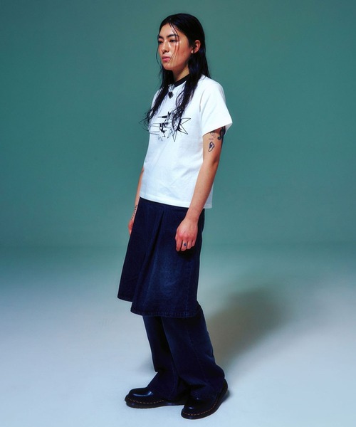 NICE GHOST CLUB（ナイスゴーストクラブ）の「【UNISEX】niceghostclub／アニメスターT 2124384（Tシャツ/カットソー・レディース・ブラック/ホワイト・FREE）」の3枚目の写真