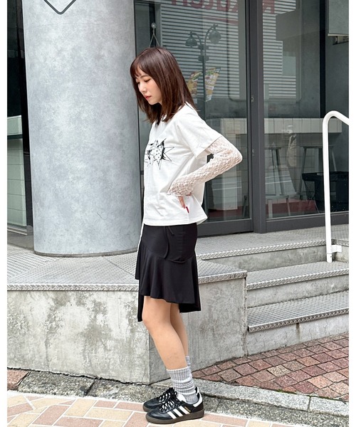 NICE GHOST CLUB（ナイスゴーストクラブ）の「【UNISEX】niceghostclub／アニメスターT 2124384（Tシャツ/カットソー・レディース・ブラック/ホワイト・FREE）」の19枚目の写真