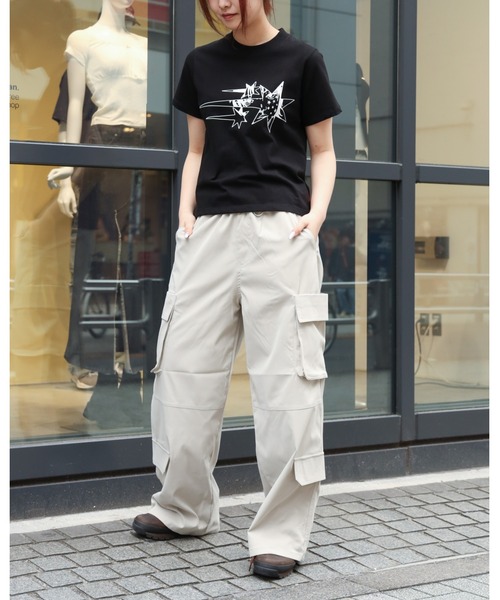 NICE GHOST CLUB（ナイスゴーストクラブ）の「【UNISEX】niceghostclub／アニメスターT 2124384（Tシャツ/カットソー・レディース・ブラック/ホワイト・FREE）」の22枚目の写真