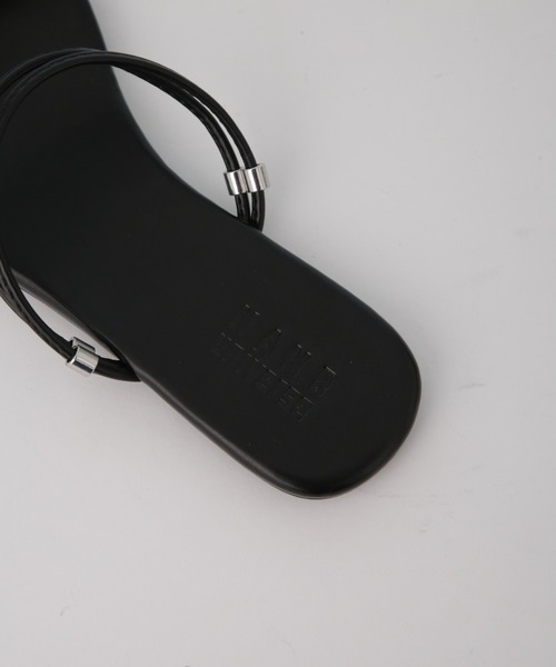 NANO universe（ナノユニバース）の「3wayストラップフラットサンダル（サンダル・レディース・ブラック/ライトブラウン/アイボリー・38/36/37）」の15枚目の写真