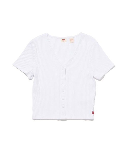 Levi's(リーバイス)の「Levi's/リーバイス MONICA 半袖カットソー ホワイト(Tシャツ/カットソー・レディース・マルチ・S/M/XS)」の10枚目の写真
