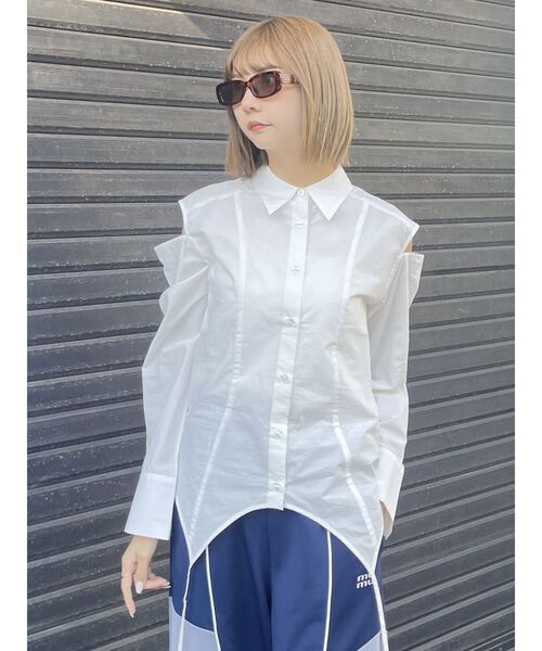 MURUA（ムルーア）の「スクエアフレームサングラス（サングラス・レディース・その他1・FREE）」の12枚目の写真