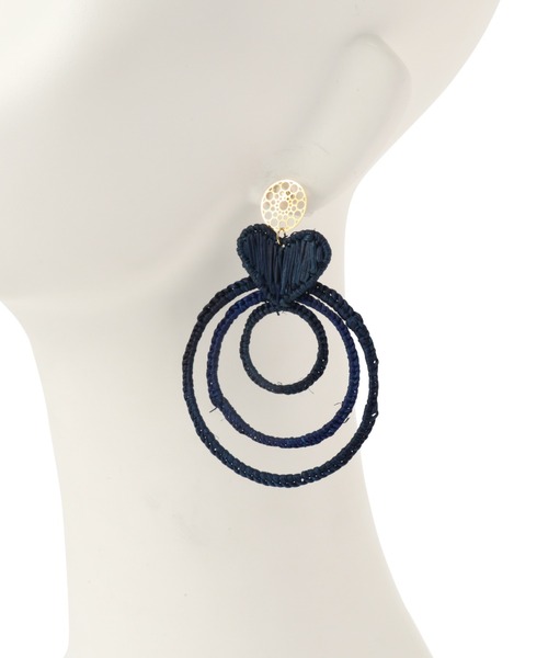 【セール】(JALDIN DEL CIELO)ハートモチーフ×フープピアス（ピアス（両耳用））｜ROSE BUD（ローズバッド）