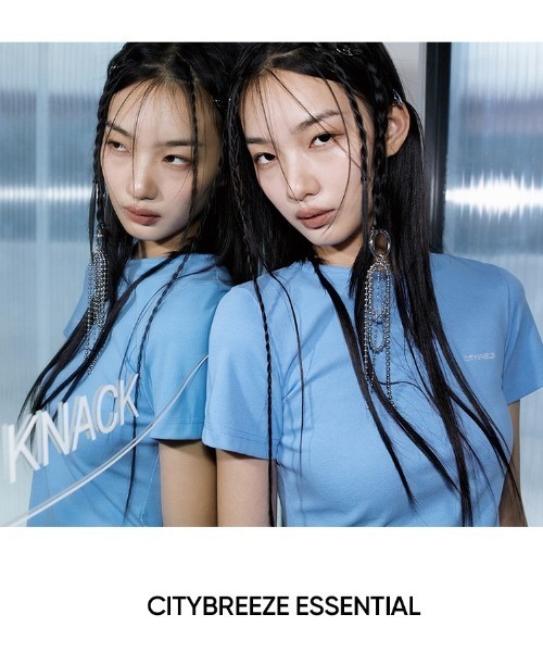 CITYBREEZE(シティブリーズ)の「LOGO CROP SHORT SLEEVE T-SHIRT(Tシャツ/カットソー・レディース・ブラック/ネイビー/ピンク/ホワイト/ホワイト×ブルー・FREE)」の7枚目の写真