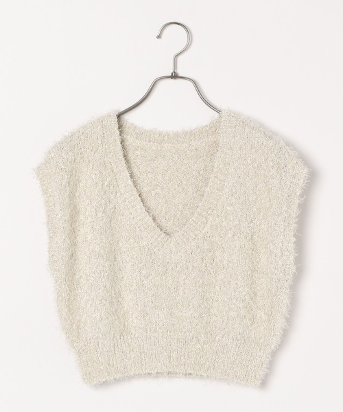 その他 TAKE シャギーラメニットベスト 127409（ベスト）｜Heather（ヘザー