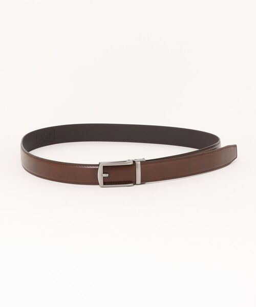 CROWDED CLOSET（クラウデッドクローゼット）の「牛床革ベルト（ベルト・メンズ・ライトブラウン/ブラック・FREE）」の14枚目の写真