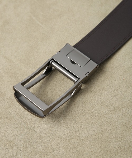 CROWDED CLOSET（クラウデッドクローゼット）の「牛床革ベルト（ベルト・メンズ・ライトブラウン/ブラック・FREE）」の12枚目の写真