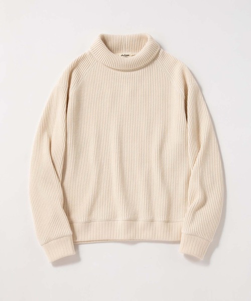 Jackman(ジャックマン)の「Waffle Highneck(ニット/セーター・メンズ・ブラック/オリーブ/オートミール/ダークネイビー・MEDIUM/LARGE)」の15枚目の写真