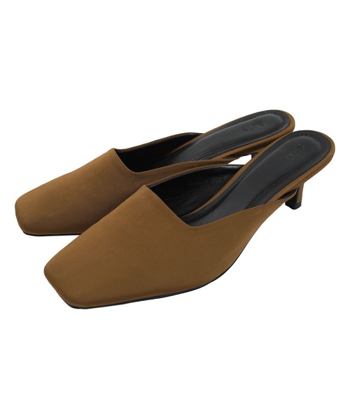 UR'S（ユアーズ）の「サテンミュールサンダル（サンダル・レディース・ブラック/キャメル/ライトイエロー・M/S/LL/L）」の14枚目の写真