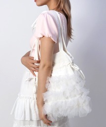 チュールフリルバッグ