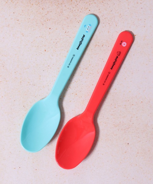 sanrio(サンリオ)の「(SK)【sanrio】【4本セット】プラスチック スプーン(カトラリー・キッズ・ピンク系/ターコイズブルー系・ONE SIZE)」の3枚目の写真