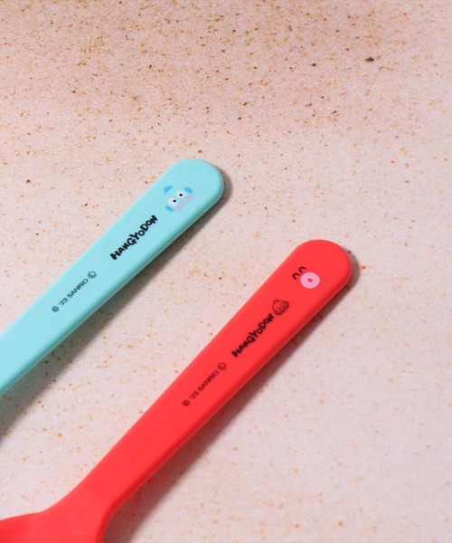 sanrio(サンリオ)の「(SK)【sanrio】【4本セット】プラスチック スプーン(カトラリー・キッズ・ピンク系/ターコイズブルー系・ONE SIZE)」の6枚目の写真