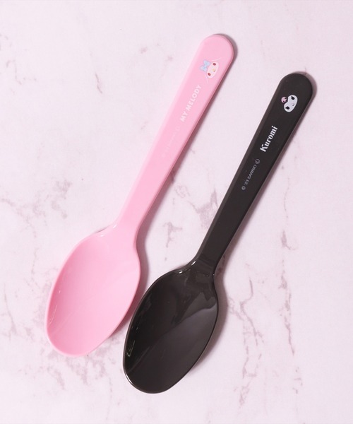 sanrio(サンリオ)の「(SK)【sanrio】【4本セット】プラスチック スプーン(カトラリー・キッズ・ピンク系/ターコイズブルー系・ONE SIZE)」の7枚目の写真