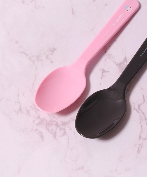 sanrio(サンリオ)の「(SK)【sanrio】【4本セット】プラスチック スプーン(カトラリー・キッズ・ピンク系/ターコイズブルー系・ONE SIZE)」の9枚目の写真