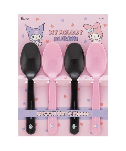 sanrio(サンリオ)の「(SK)【sanrio】【4本セット】プラスチック スプーン(カトラリー・キッズ・ピンク系/ターコイズブルー系・ONE SIZE)」の11枚目の写真