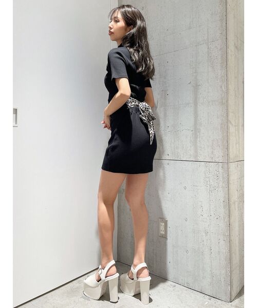 GYDA(ジェイダ)の「バックリボンテレコミニワンピース(ワンピース・レディース・ブラック・FREE)」の22枚目の写真