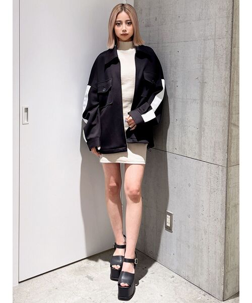 GYDA(ジェイダ)の「バックリボンテレコミニワンピース(ワンピース・レディース・ブラック・FREE)」の14枚目の写真